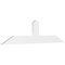 Ekena Millwork Portland Architectural Grade PVC Gable Bracket, 72"W x 18"H x 2"D x 6"F, 6/12 Pitch GBP072X18X0206POR00 - alternate 1